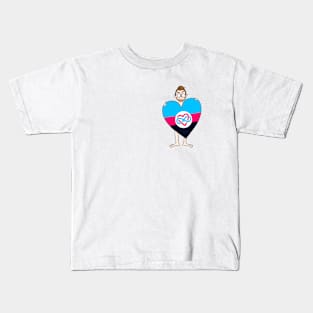 Polyamory Pride Heart Kids T-Shirt